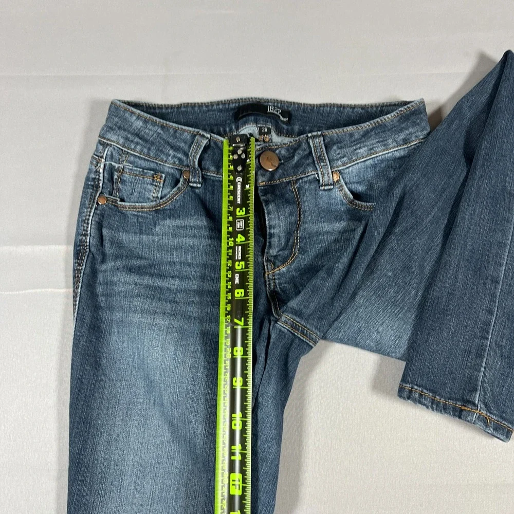 1822 Denim Skinny Jeans Womens 26 Blue Stretch Low Rise Medium Wash Zip Fly